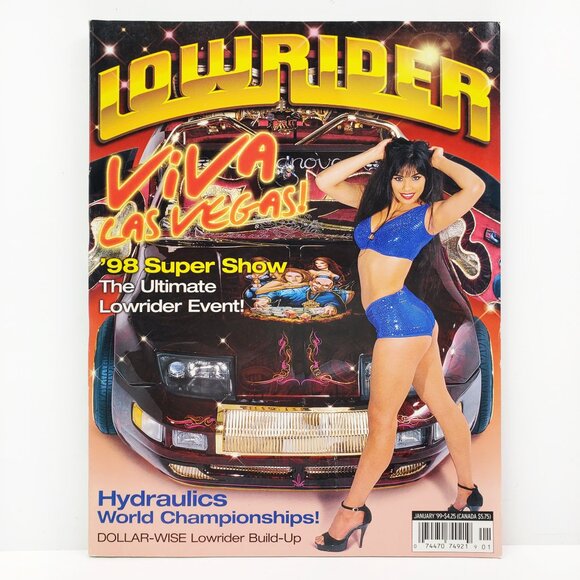 Lowrider Magazine Vintage January 1999 Las Vegas Super Show Bubble Impala 90s - Picture 1 of 10